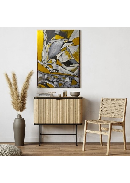 El Yapımı 70 x 50 cm Boyutunda Akrilik Boya ile Yapılmış El Yapımı Imzalı Tablo