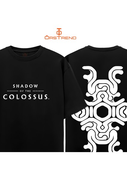 Shadow Of The Colossus Baskılı Oversize Tişört