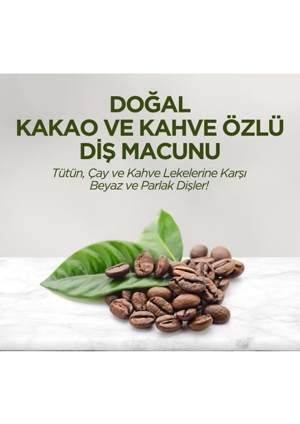 Doğal Diş Macunu 90GR Kakao & Kahve Özlü