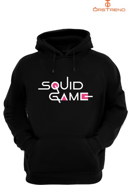Squid Game Baskılı Unisex Kapşonlu Sweatshirt fiyatları