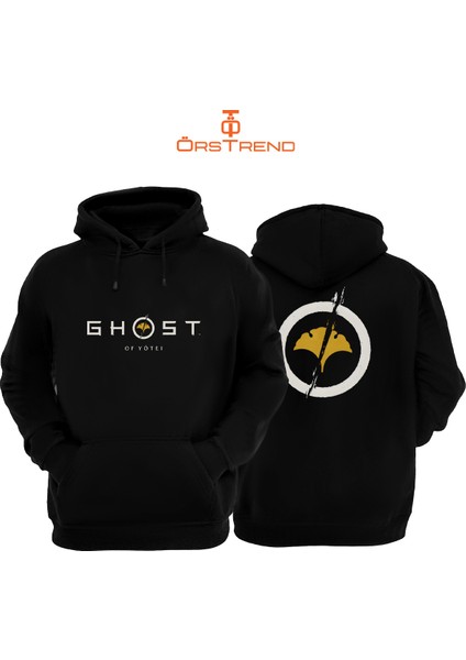 Ghost Of Yötei Baskılı Unisex Kapşonlu Sweatshirt
