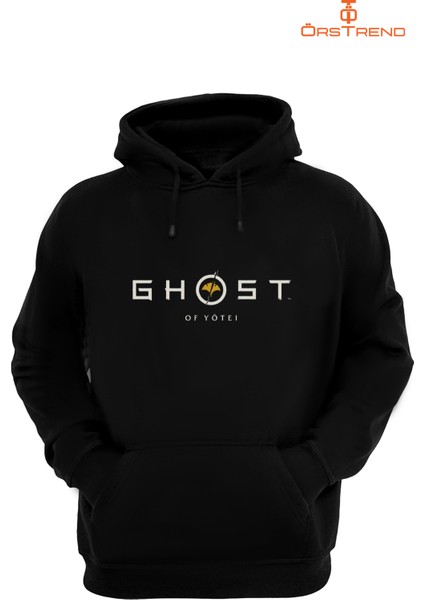 Ghost Of Yötei Baskılı Unisex Kapşonlu Sweatshirt
