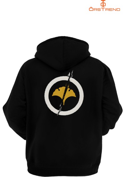 Ghost Of Yötei Baskılı Unisex Kapşonlu Sweatshirt