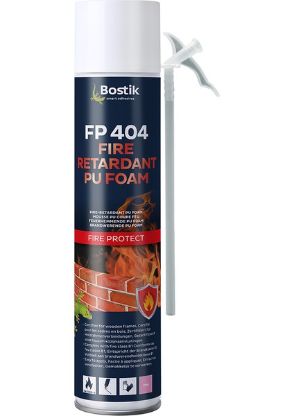 Fp 404 Yangına Dayanıklı B1 Sertifikalı Pu Köpük 750 ml