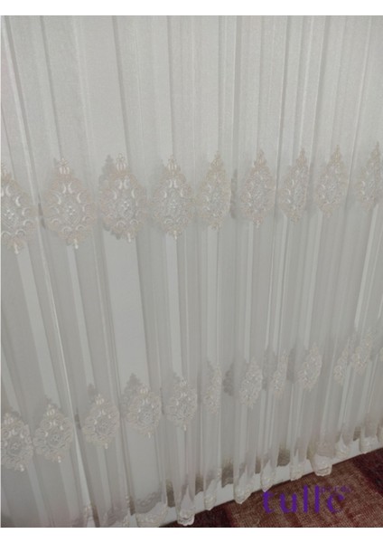 Perde Tül Yalı Kortlu Brode