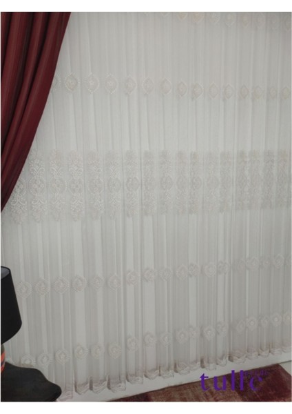 Perde Tül Yalı Kortlu Brode