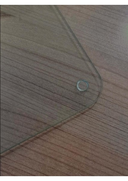 Saydam Oval Köşeli Cam Kesme Tahtası 22,5 x 15,5