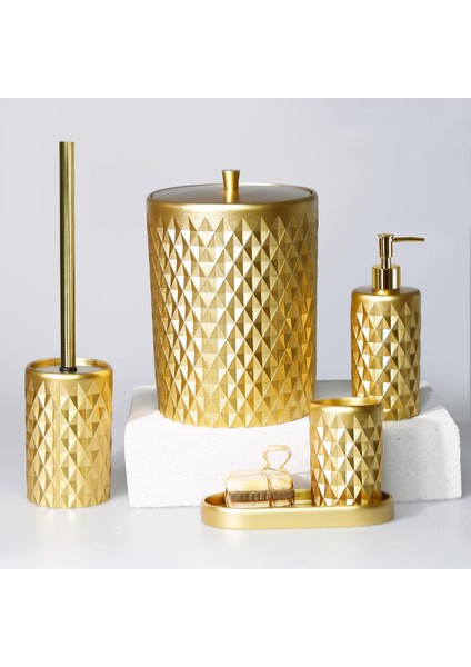 Glowing Banyo Seti Altın