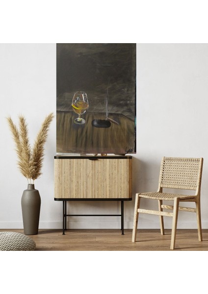 El Yapımı 70 x 50 cm Boyutunda Akrilik Boya ile Yapılmış El Yapımı Imzalı Tablo