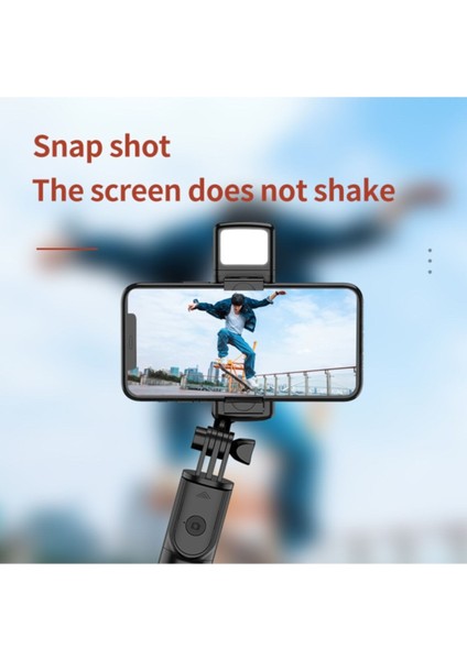 Bluetooth Kablosuz Uzaktan Kumandalı ve Tripod Standlı Selfie Çubuğu