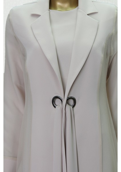 5001 Kuşgözü Bağlamalı Abaya #24-07# Qys Abaya