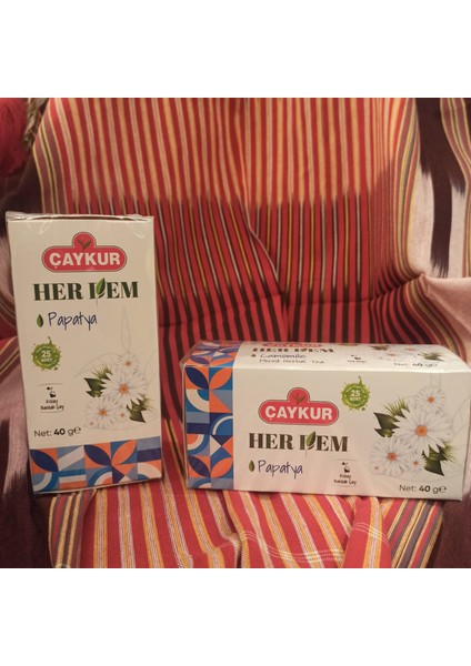 Herdem Papatya Çayı Süzen Poşet 20'li (2 Adet)