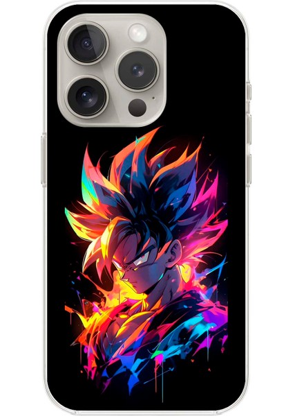 Apple iPhone 12 Pro Max Uyumlu Şeffaf Kılıf Dragon Ball-Z Tasarımlı 2
