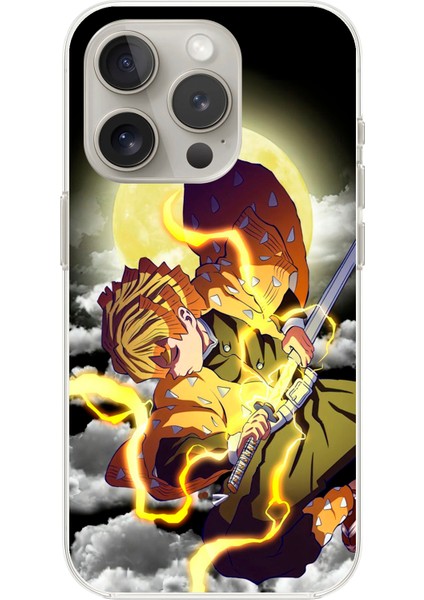 Apple iPhone 12 Pro Uyumlu Şeffaf Kılıf Demon Slayer Tasarımlı 2