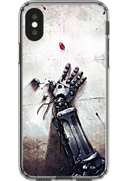 Apple iPhone x Uyumlu Şeffaf Kılıf Fullmetal Alchemist Tasarımlı 3