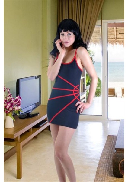 TP102701 Alımlı Mini Elbise