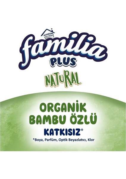 Plus Tuvalet Kağıdı 3 Katlı 96 Lı Paket Natural Organik Bambu Özlü (3pk*32) modelleri