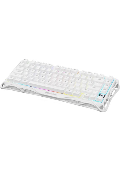 Mercury K1 Lite+ M1 Pro Kablosuz Rgb Işıklı Mekanik Q Gaming Klavye ve Optik Mouse Seti