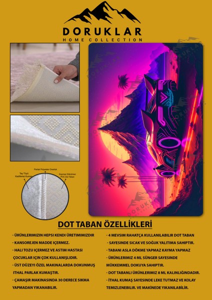 Kaymaz Taban Makinada Yıkanabilir Dijital Baskı Araba Desenli Genç Odası Halısı Dot Taban Halı GNC31 fiyatları