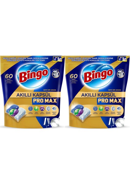 Akıllı Kapsül Pro Max Bulaşık Makinesi Deterjanı Tableti 120 Adet Limon Kokulu (2pk*60)