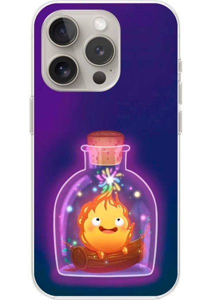 Apple iPhone 11 Pro Max Uyumlu Şeffaf Kılıf Howls Moving Castle Tasarımlı 2