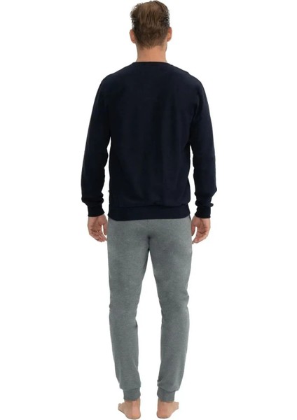 Erkek Uzun Kollu Yuvarlak Yaka Eşofman Pijama Takımı S25818 modelleri