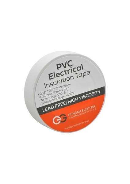 Izole Elektrik Bandı(Beyaz)