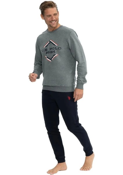 Erkek Uzun Kollu Yuvarlak Yaka Eşofman Pijama Takımı S25818 fiyatları