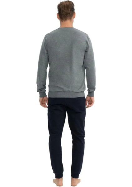 Erkek Uzun Kollu Yuvarlak Yaka Eşofman Pijama Takımı S25818 modelleri