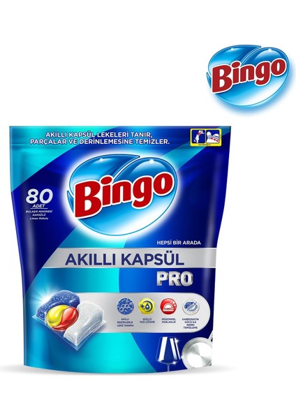 Akıllı Kapsül Pro Bulaşık Makinesi Deterjanı Tableti 480 Adet Limon Kokulu (6pk*80) modelleri