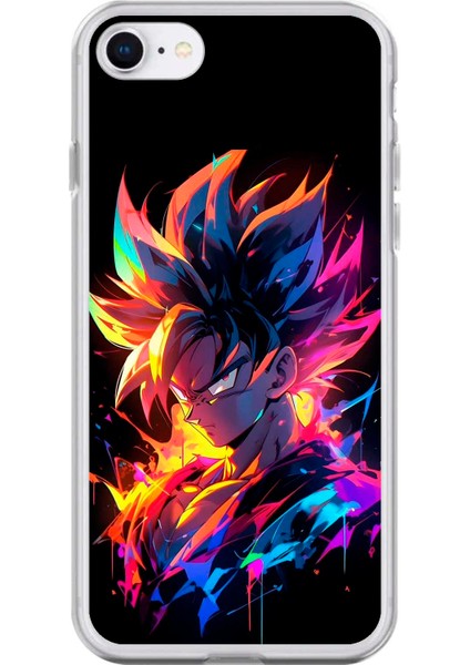 Apple iPhone 6s Uyumlu Şeffaf Kılıf Dragon Ball-Z Tasarımlı 2