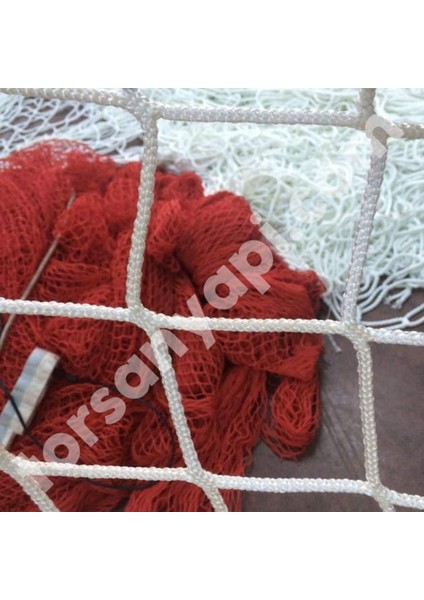 İnşaat Güvenlik Filesi – 10 cm Göz – 6 mm İp – Balkon Filesi – İnşaat Filesi - 2.5 Metre x 18 Metre