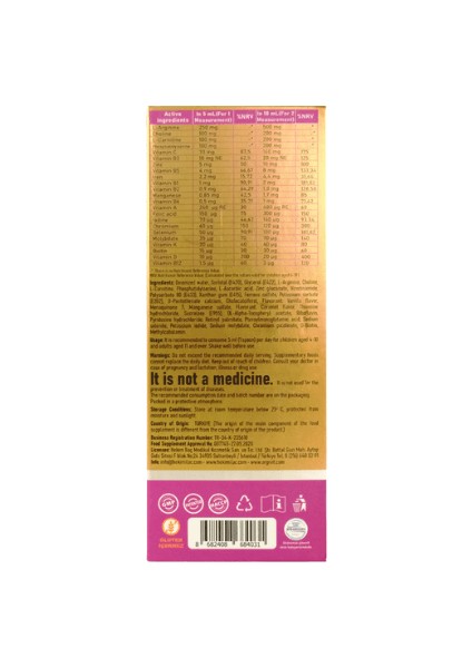 Smart Multimineral Içeren 150ML Şurup