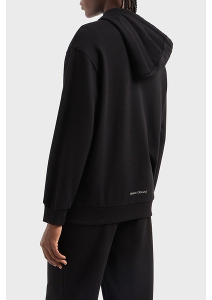 Pamuk Relaxed Fit Kapüşonlu Fermuarlı Sweat Bayan Sweat XW000318 AF12217 UC001