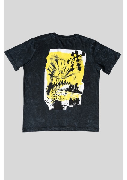 6-14 Yaş No Fear Yazı Baskı Yıkamalı Erkek Çocuk T-Shirt Siyah fiyatları