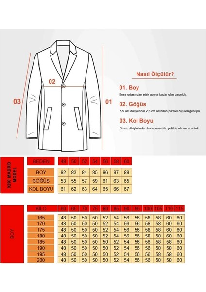 Madrid Erkek Lacivert Kruvaze Yaka Slim Fit Pamuk Karışımlı Trençkot