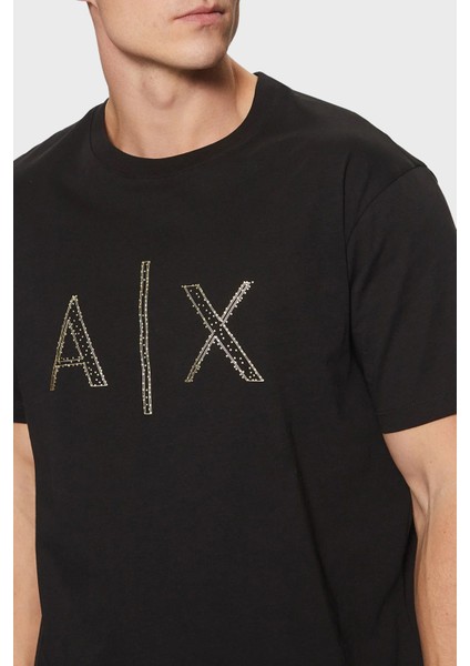 Armani Exchage Taşlı Pamuk Regular Fit Bisiklet Yaka T Shirt Erkek T Shirt XM000325 AF10364 UC001 fırsatları