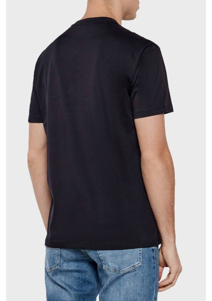 Armani Exchage Taşlı Pamuk Regular Fit Bisiklet Yaka T Shirt Erkek T Shirt XM000325 AF10364 UB101