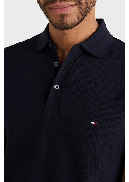 Streç Pamuklu Slim Fit Düğmeli Polo Yaka T Shirt Erkek Polo Yaka T Shirt MW0MW17771 Dw5 fırsatları