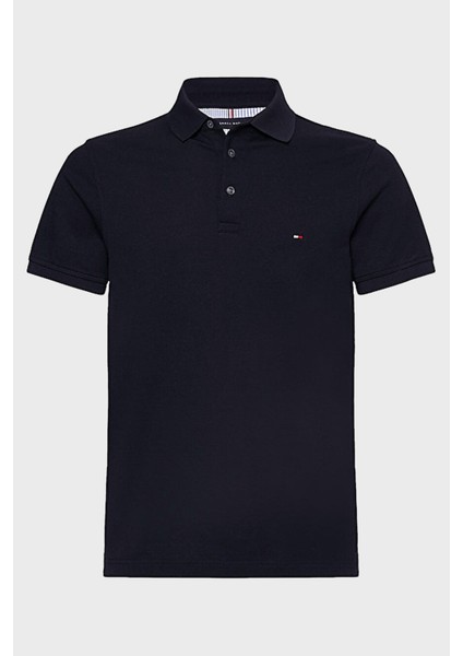 Streç Pamuklu Slim Fit Düğmeli Polo Yaka T Shirt Erkek Polo Yaka T Shirt MW0MW17771 Dw5 indirimleri