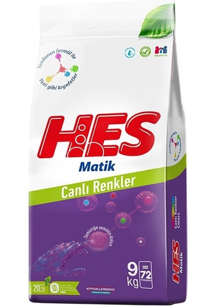Matik Toz Çamaşır Deterjanı 27kg Renkliler (216 Yıkama) (3 Paket*9kg) fiyatları