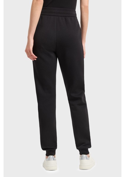 Relaxed Fit Ribanalı Paça Logolu Jogger Pantolon Bayan Pantolon XW000314 AF12261 UC001