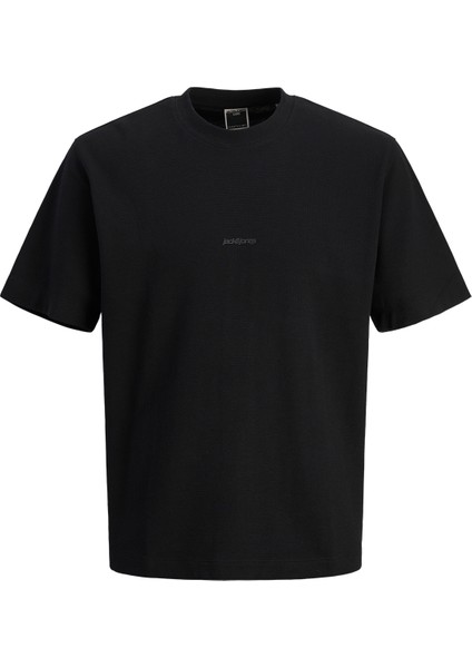 Erkek Jcotarmac Relaxed Fit Bisiklet Yaka Kısa Kollu T-Shirt 12273217 Siyah