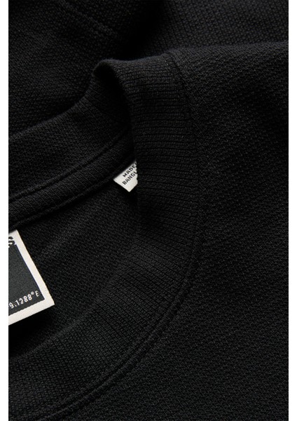 Erkek Jcotarmac Relaxed Fit Bisiklet Yaka Kısa Kollu T-Shirt 12273217 Siyah