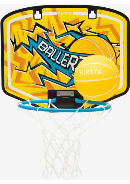 Kipsta Mini Basketbol Potası - Sarı/Mavi - SK100