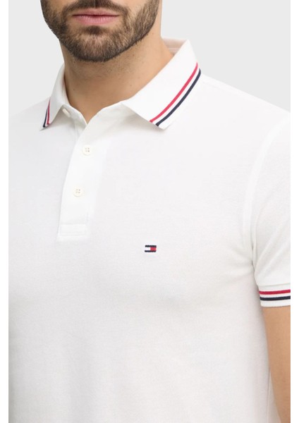 Pamuklu Slim Fit Polo Yaka T Shirt Erkek Polo Yaka T Shirt MW0MW37346 fırsatları