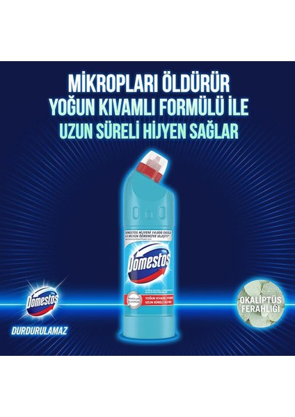 Domestos çamaşır Suyu Okalıptus 750ml Paket (5 Adet) fiyatları