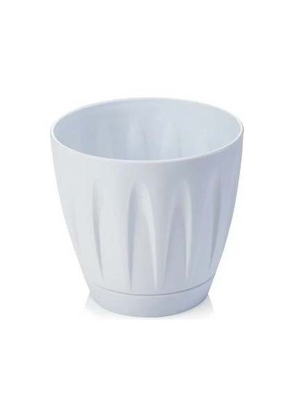 Papatya Saksı Beyaz Renk 6 Litre