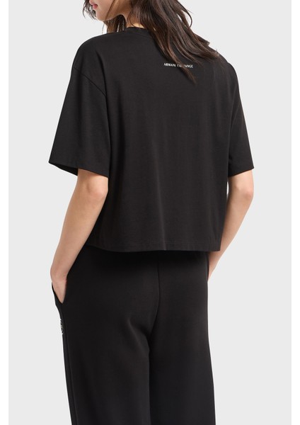 Armani Exchage Pamuk Regular Fit Bisiklet Yaka T Shirt Bayan T Shirt XW000321 AF10356 UC001 fiyatları