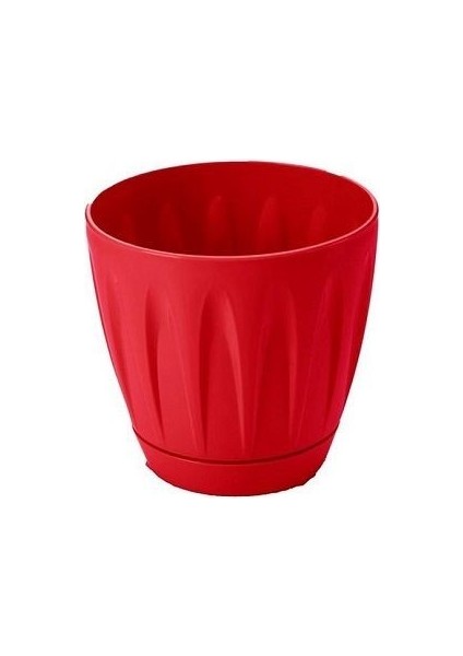 Papatya Saksı Kırmızı Renk 12 Litre